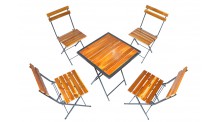 Bàn ghế cafe gỗ thông pallet mua ở đâu giá rẻ?