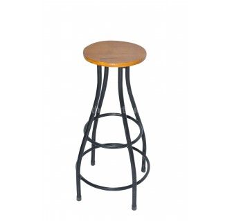 Ghế bar pallet tròn không tựa