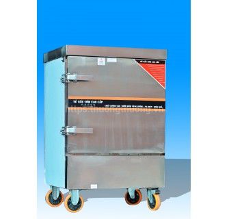 Tủ nấu cơm 6 khay dùng điện