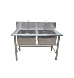 Chậu rửa công nghiệp 2 hố
