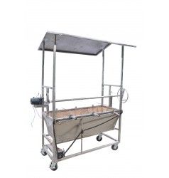 Lò quay vịt 3 con kết hợp quay lợn