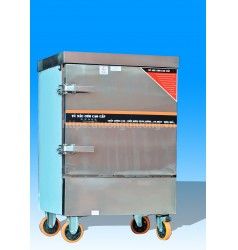 Tủ nấu cơm 6 khay dùng điện