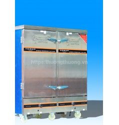 Tủ nấu cơm 24 khay dùng gas