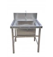 Chậu rửa công nghiệp 1 hố inox giá rẻ tại Thưởng Thưởng