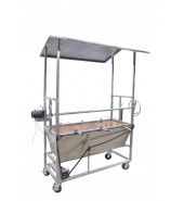 Lò quay vịt 3 con kết hợp quay lợn