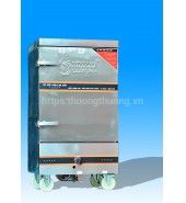 Tủ nấu cơm 10 khay gas điện kết hợp