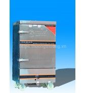 Tủ nấu cơm 8 khay gas điện kết hợp