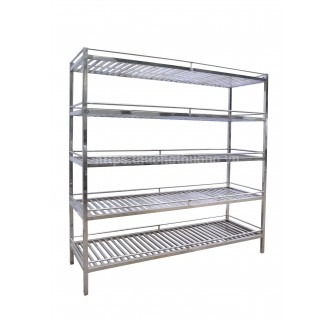 Giá bát inox 5 tầng nan