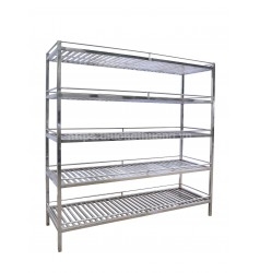 Giá bát inox 5 tầng nan