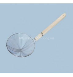 Chao lì inox cán gỗ