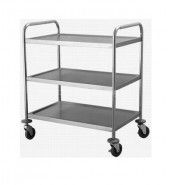 Xe đẩy inox 3 tầng