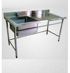 Bàn 1 chậu rửa công nghiệp