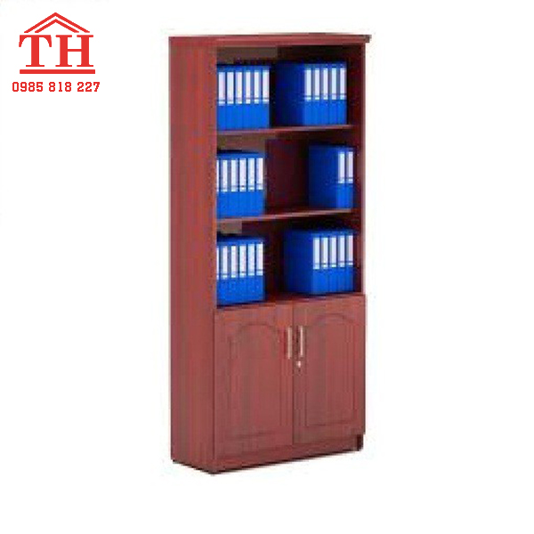 Tủ gỗ văn phòng 3 ngăn 2 buồng dạng đứng