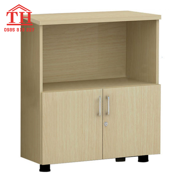 Tủ đựng tài liệu bằng gỗ 2 buồng