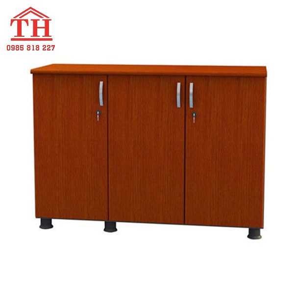Tủ gỗ văn phòng 3 buồng dạng thấp