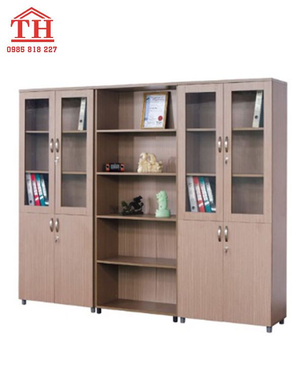Tủ đựng tài liệu bằng gỗ cao cấp đa buồng