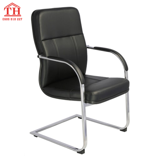 Ghế làm việc chân quỳ bọc da hiện đại
