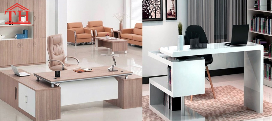 Nhược điểm của bàn giám đốc gỗ tự nhiên màu trắng