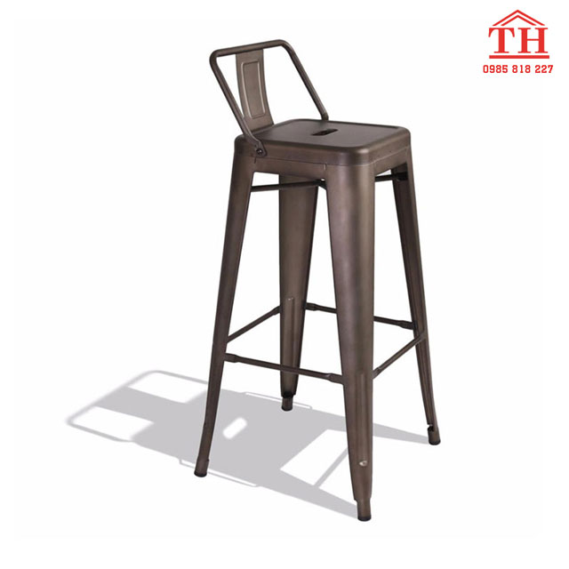 Ghế bar Tolix lưng thấp